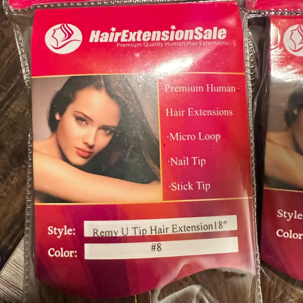 Roku Remy U Tip Hair Extension - Medium Brown
